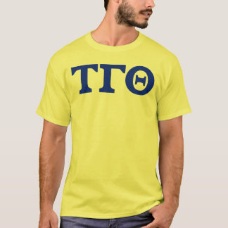 Tau Gamma Theta Brev T-Shirt - Gult