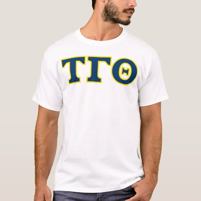 Tau Gamma Theta Brev T-Shirt - White (Framsida)