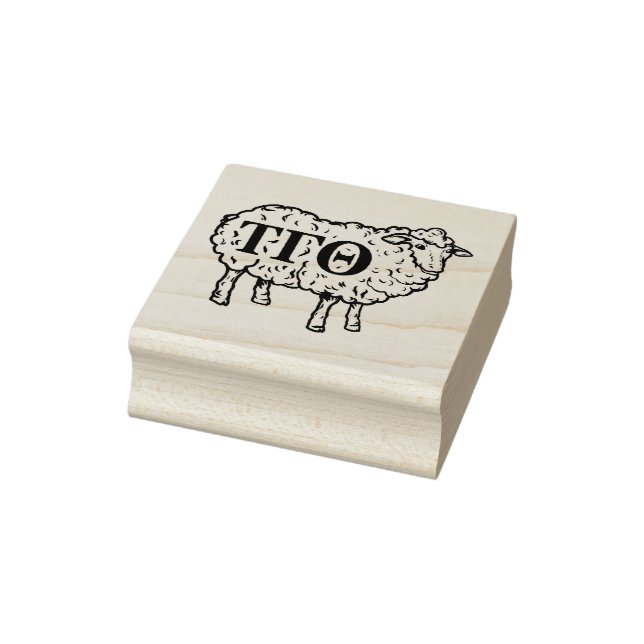 Tau Gamma Theta Sheep Frimärke Stämpel (Stämpel)