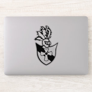 Tau Gamma Theta Vinyl Sticker - Svart Vapensköld Klistermärken
