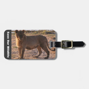 Tau Spara Vår Wildlife Bagagebricka
