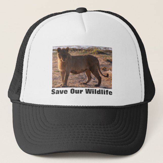 Tau Spara Vår Wildlife Hat Truckerkeps (Framsida)