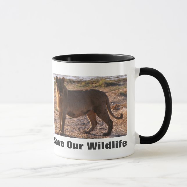 Tau Spara Vår Wildlife Mugg (Höger)