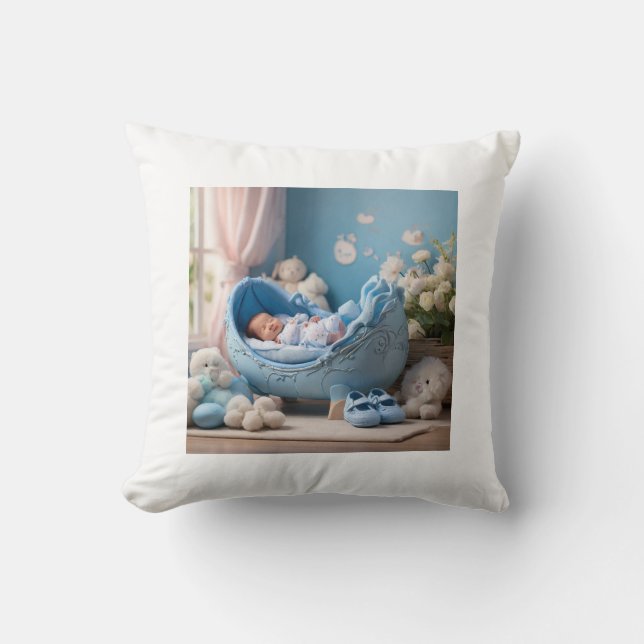 Taufkissen für Jungen Kudde (Framsida)