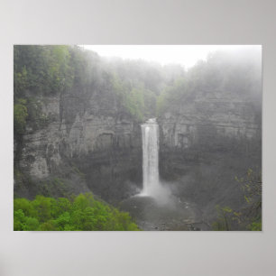 Taughannock Fall Ithaca Waterfall-fotot Skriv ut Poster