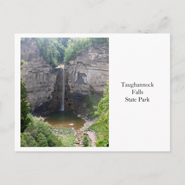 Taughannock Falls 2 vykort (Framsida)