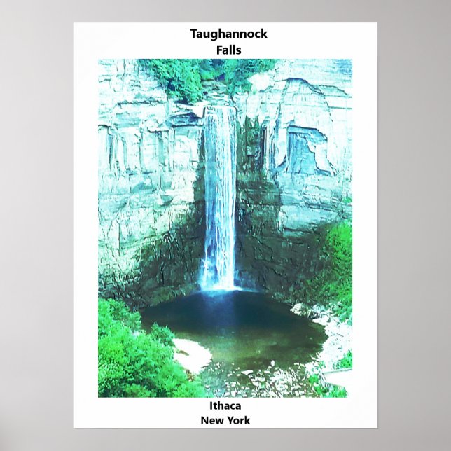 TAUGHANNOCK FALLS ITHACA POSTER (Framsidan)