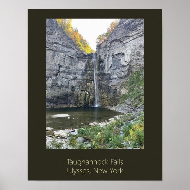 Taughannock Falls Poster (Framsidan)
