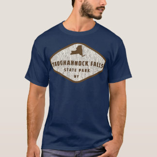 Taughannock Falls State Park New York Träd Log Tex T Shirt