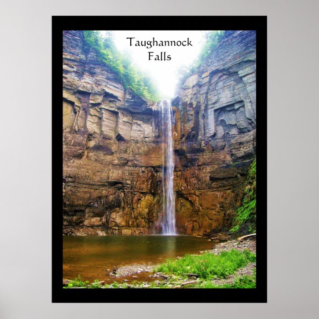 TAUGHANNOCK FALLS-utskrift Poster (Framsidan)