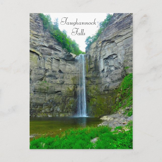 TAUGHANNOCK FALLS-vykort Vykort (Framsida)