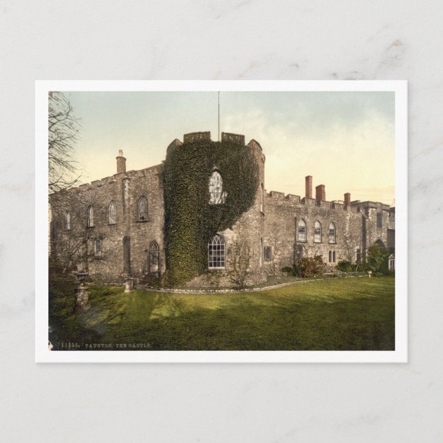 Taunton Castle, Somerset, England Vykort (Framsida)