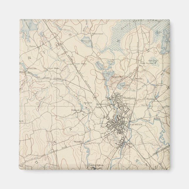 Taunton, Massachusetts Magnet (Framsidan)