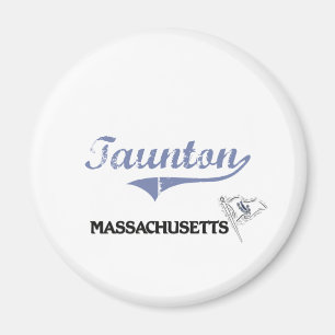 Taunton Massachusetts stadsklassiker Magnet