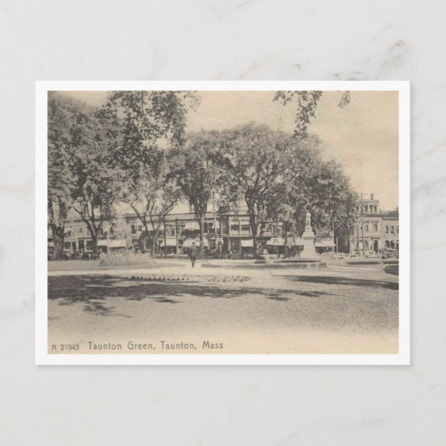 Taunton MORSA, The Grönt, 1915 Vykort (Framsida)