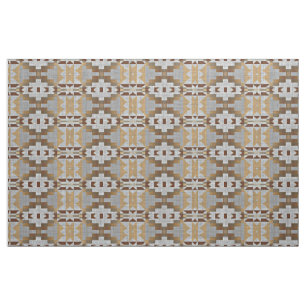 Taupe Beige Tan Mörk Brown Grått Ethnic look Tyg