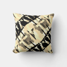 Taupe Black Beige Slanted Abstrakt Large Tiles