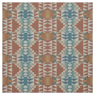 Taupe Blue Teal Burnt Orange Brown Ethnic look Tyg