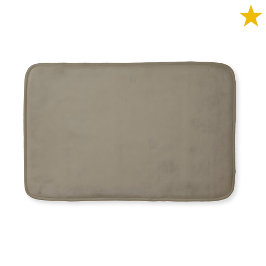 Taupe Brown Monogram Watercolor Geometric Pattern Badrumsmatta