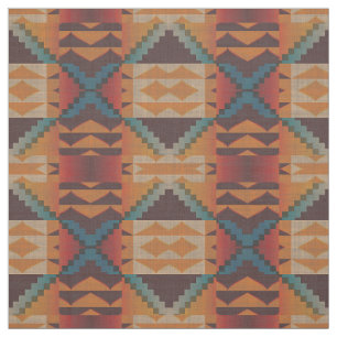 Taupe Brown Red Teal Blue Orange Ethnic look Tyg
