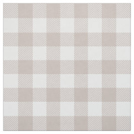 Taupe Buffalo Pached Tyg