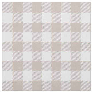 Taupe Buffalo Pached Tyg