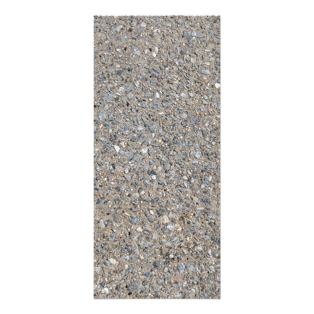Taupe Concreement Blue Aggregate Sidepromenate Reklamkort (Framsidan)