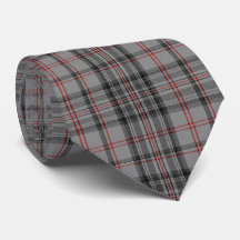 Taupe Grått Red Black Play Tartan Flanella