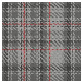 Taupe Grått Red Black Tartan Play Tyg