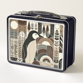 Taupe Mocha Ivory Penguin i skogsplanteringarna i