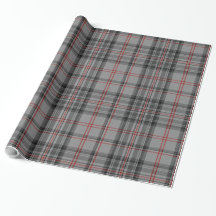 Taupe Mörk Grått Red Black Tartan Play