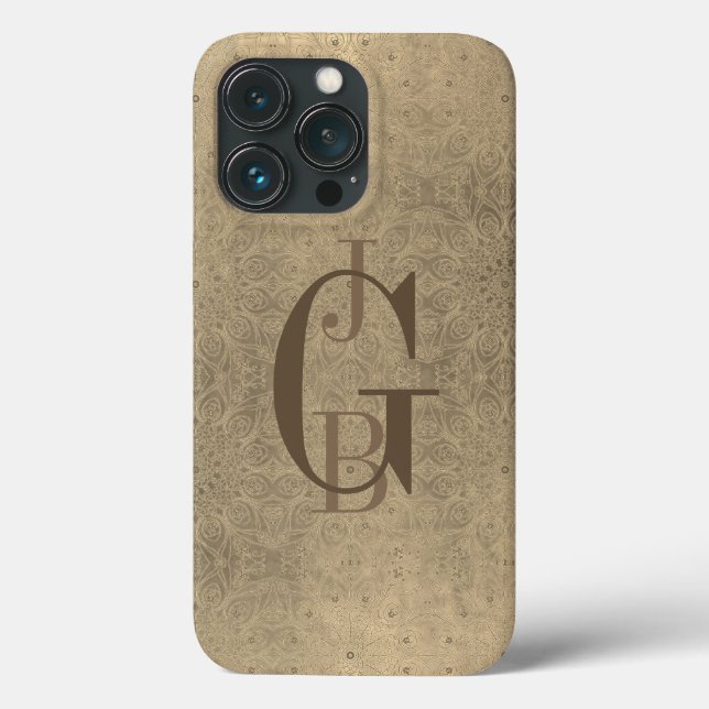 Taupe och Guld Ombre Incipio iphone case (Baksida)