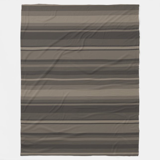 Taupe rand fleecefilt (Framsidan)