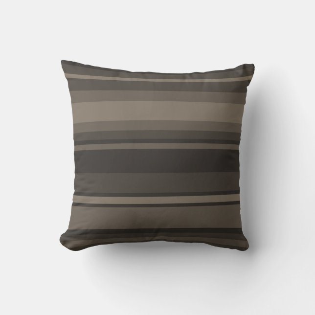 Taupe rand kudde (Framsida)