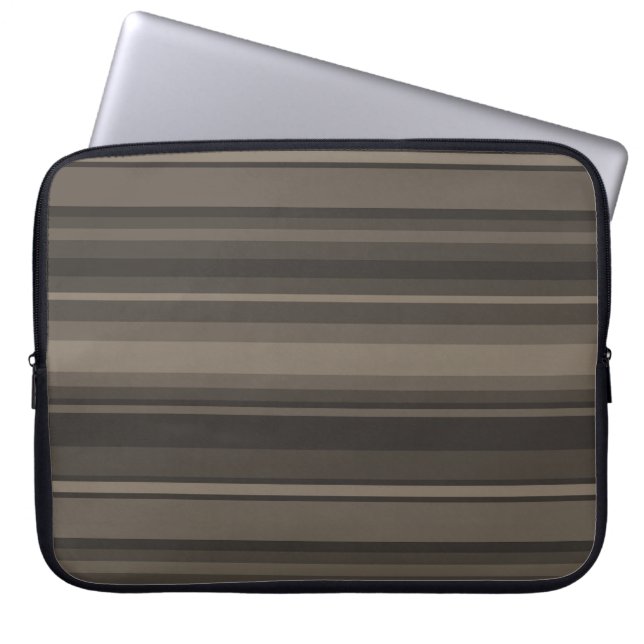 Taupe rand laptop fodral (Framsidan)
