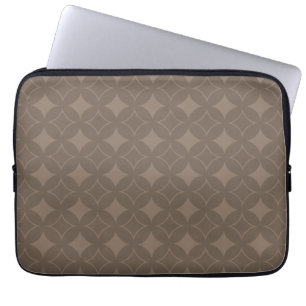 Taupe shippo laptop fodral