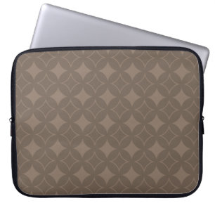 Taupe shippo laptop fodral