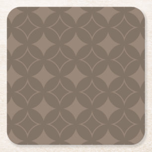 Taupe shippo underlägg papper kvadrat
