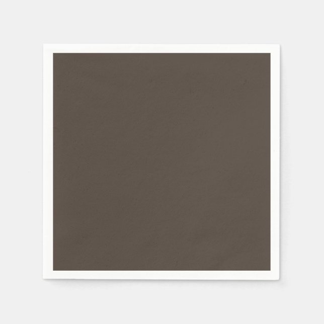 Taupe Standard Cocktail-Pappersservett Pappersservett (Framsidan)