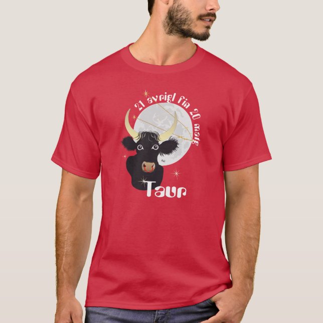 Taur 21 avrigl fin 20 matg t shirt (Framsida)