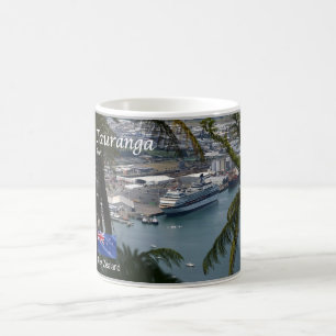 Tauranga - Port - Nya Zeeland - Panorama - Kaffemugg