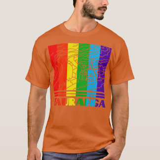 Tauranga-Pridet Tauranga LGBT-stöd för HGBTQ T Shirt