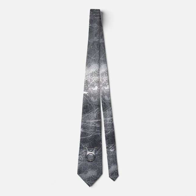 Tauraus Zodiac Logga in Grunge Distress Stil Slips (Framsida)