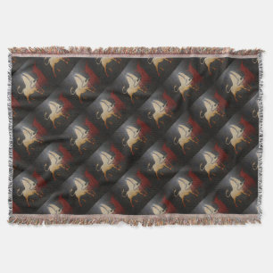 Taurean Bulls Animal Abstrakt Art Mysfilt