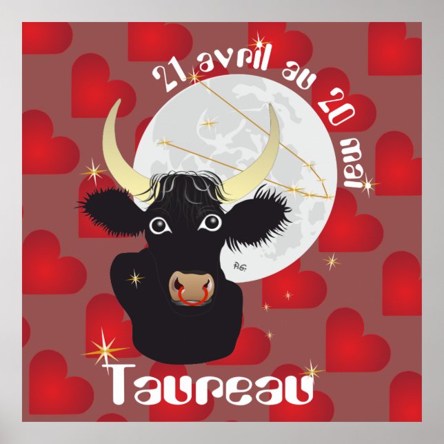 Taureau 21 avril au 20 mai Posters (Framsidan)