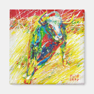 Taureau 3 par Natalia KURUCH Magnet