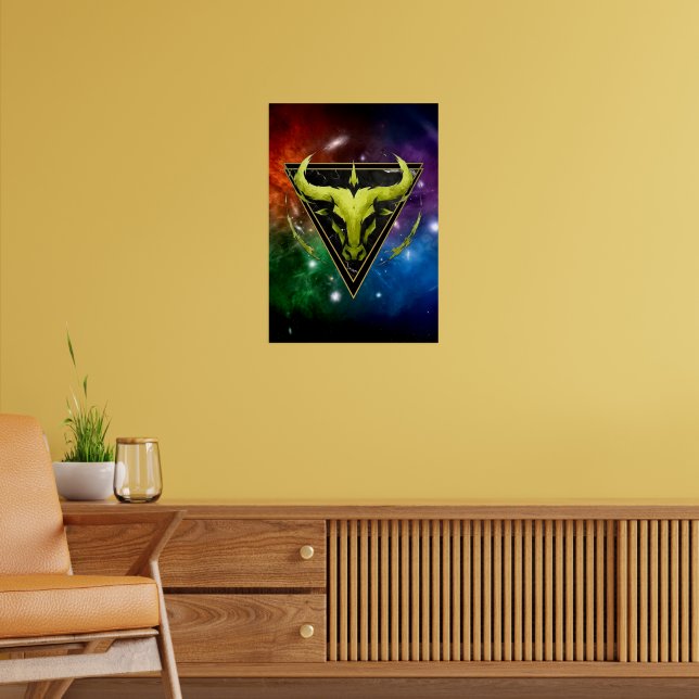 Taureau Zodiaque Cadeau Astrologie Poster (Vardagsrum 2)