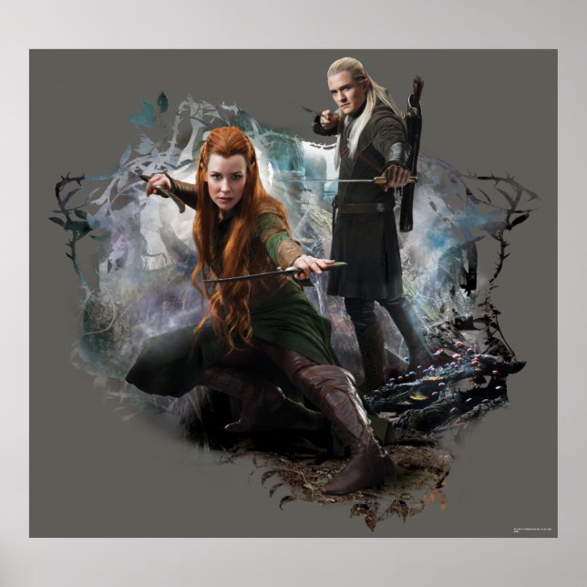 TAURIEL™ and LEGOLAS GREENLEAF™ Graphic Poster (Framsidan)