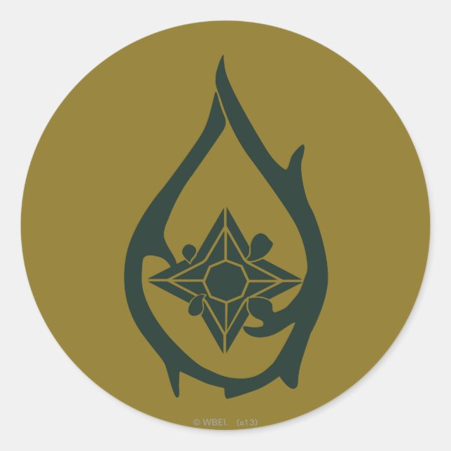 TAURIEL™-anfang Runt Klistermärke (Framsida)