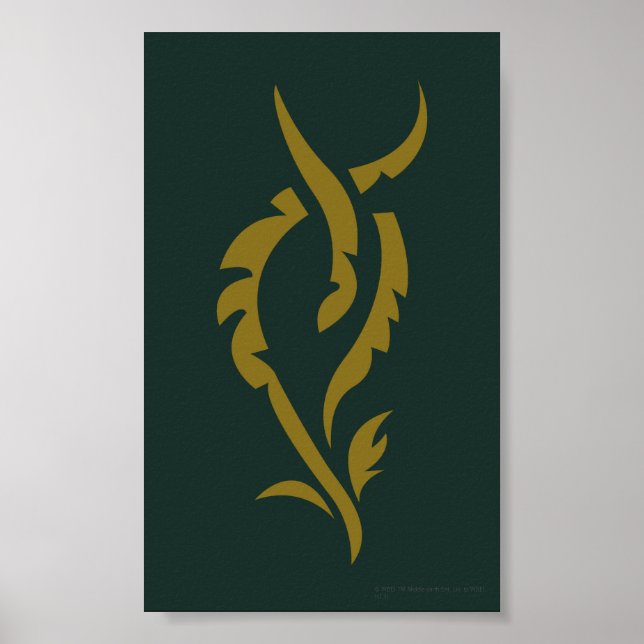TAURIEL™ Blommigt Symbol Poster (Framsidan)